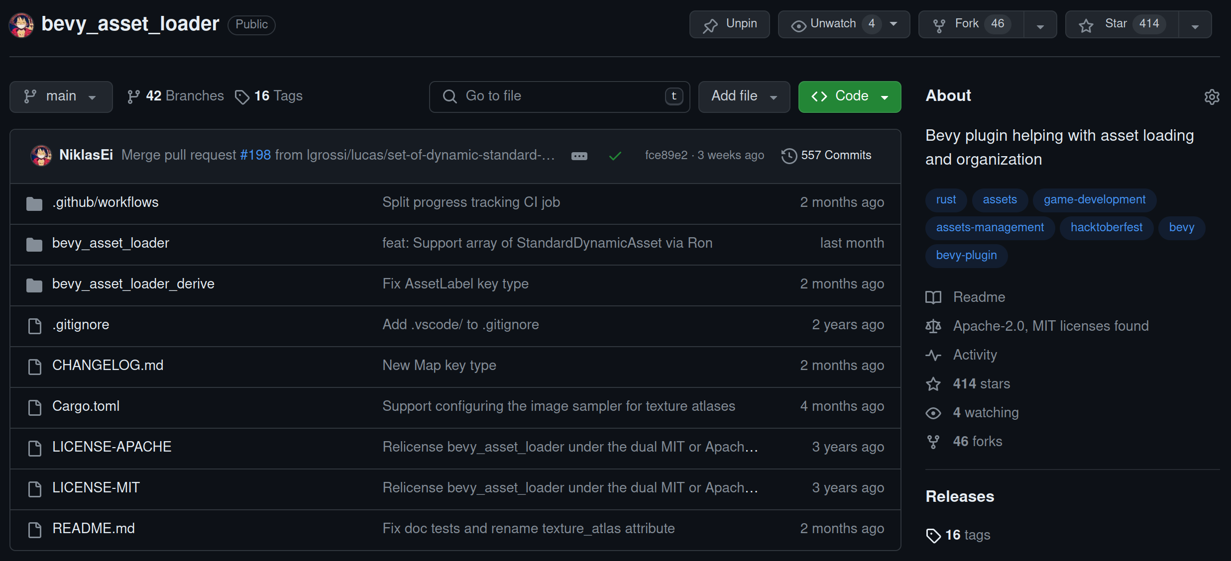 Plugin bevy_asset_loader on GitHub